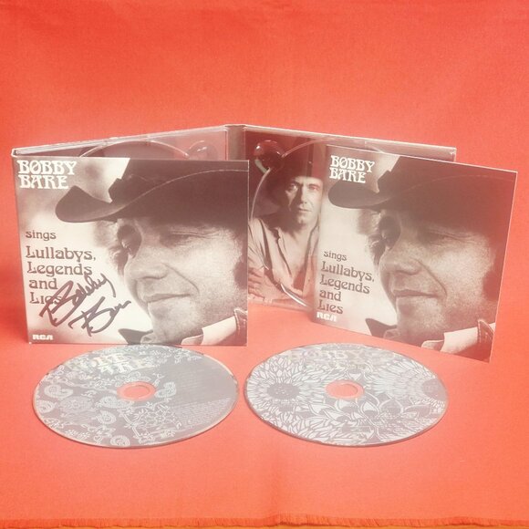 Bobby Bare Sings Lullabys Legends and Lies 2  Discs CD 2007 Signed - Picture 9 of 12